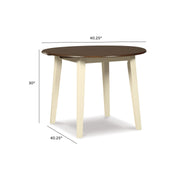 Woodanville Round DRM Drop Leaf Table