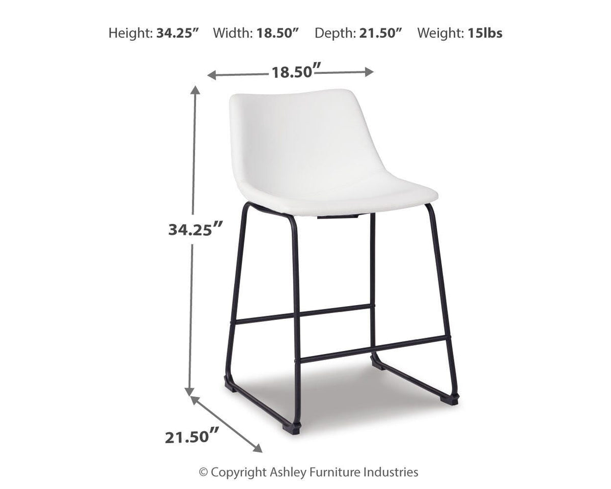 Centiar Counter Height Bar Stool (Set of 2)