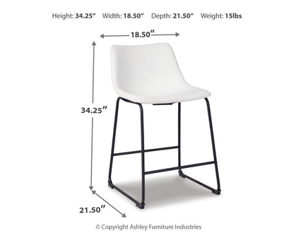 Centiar Counter Height Bar Stool (Set of 2)