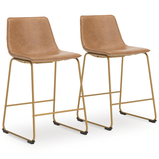 Crandox Upholstered Barstool (2/CN)