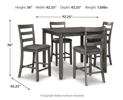 Bridson Square Counter TBL Set (5/CN)