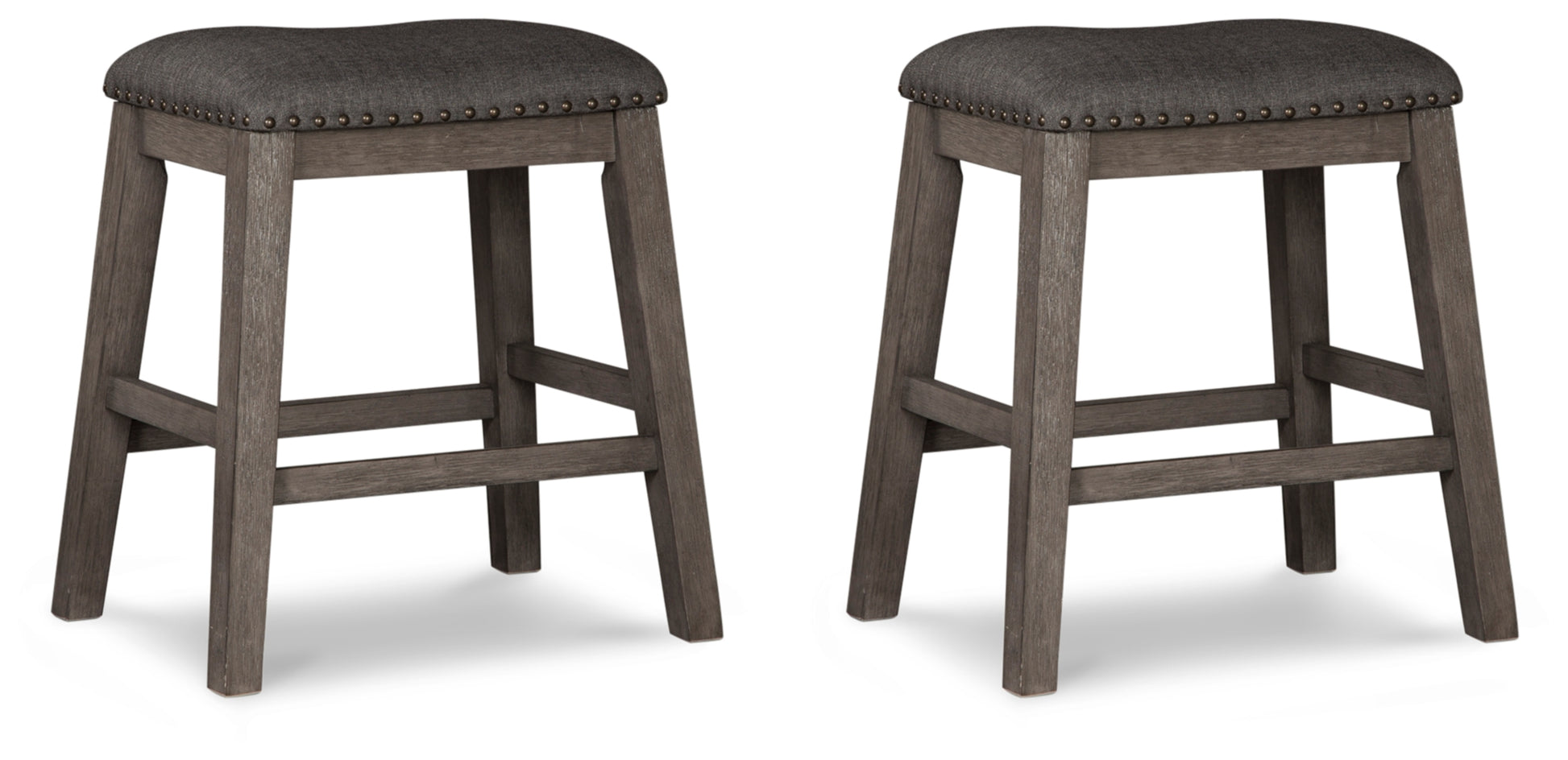 Caitbrook Upholstered Stool (2/CN)
