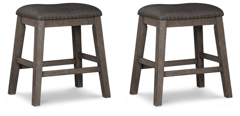 Caitbrook Upholstered Stool (2/CN)