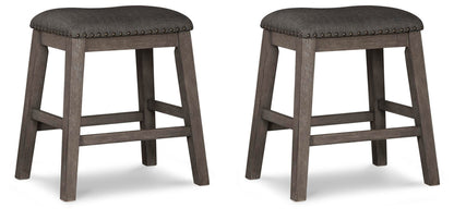Caitbrook Upholstered Stool (2/CN)