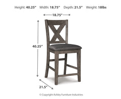 Caitbrook Upholstered Barstool (2/CN)