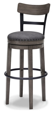 Caitbrook Tall Upholstered Swivel Barstool (1/CN)