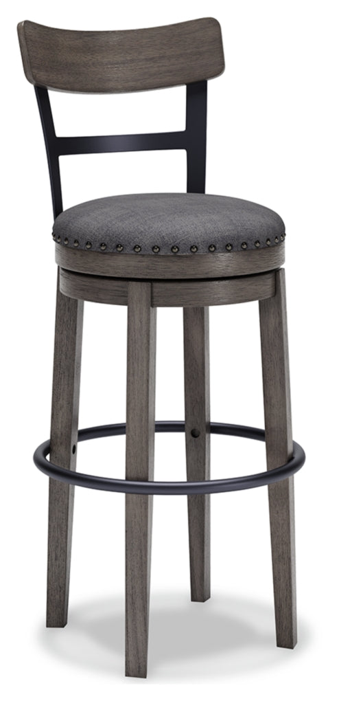 Caitbrook Tall Upholstered Swivel Barstool (1/CN)