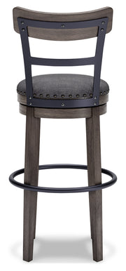 Caitbrook Tall Upholstered Swivel Barstool (1/CN)
