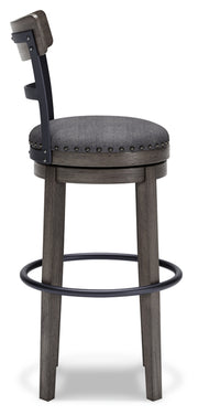 Caitbrook Tall Upholstered Swivel Barstool (1/CN)