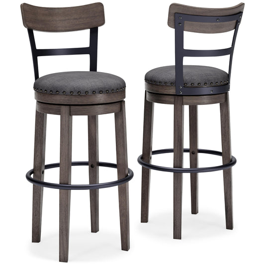Caitbrook Tall Upholstered Swivel Barstool (1/CN)