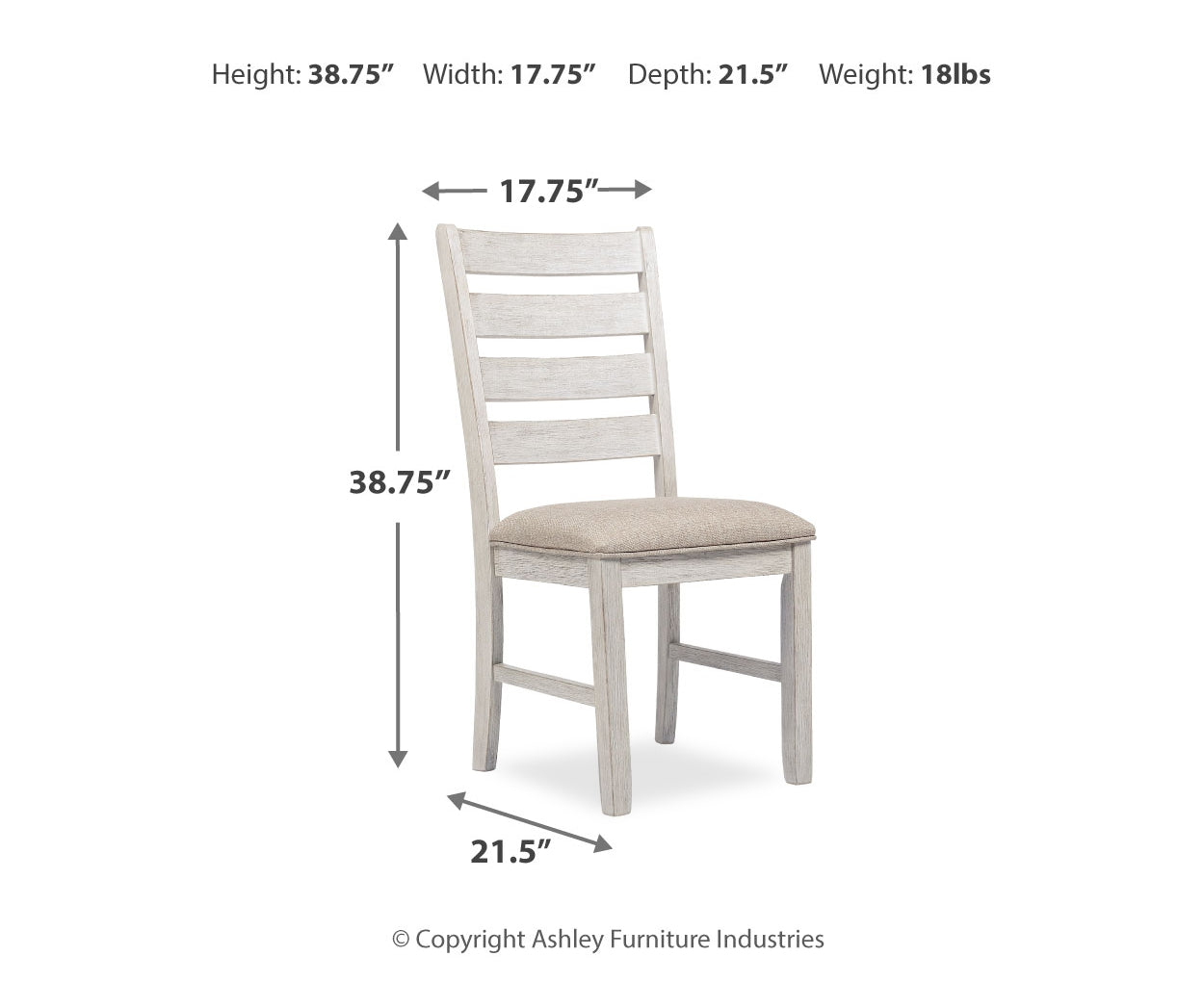 Skempton Dining UPH Side Chair (2/CN)