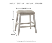 Skempton Counter Height Dining Table and 2 Barstools