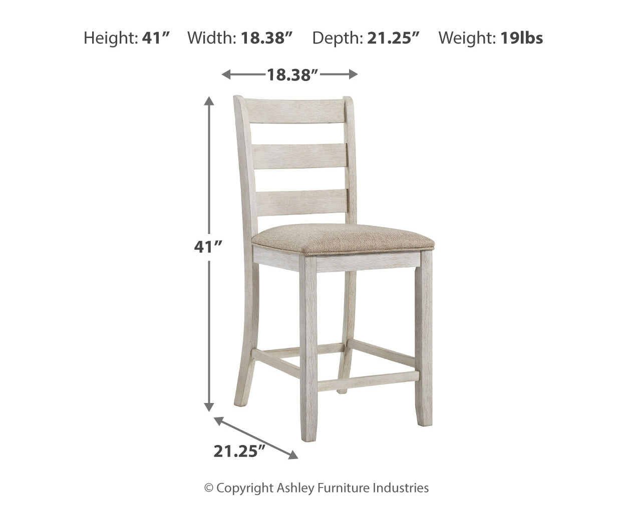 Skempton Upholstered Barstool (2/CN)