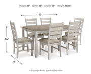 Skempton 7PC Dining Set