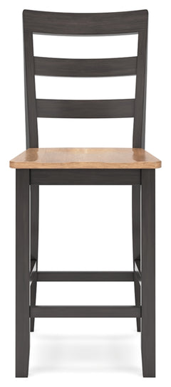 Gesthaven Counter Height Dining Table and 2 Barstools
