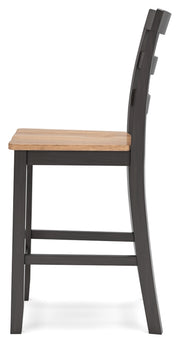 Gesthaven Counter Height Dining Table and 2 Barstools