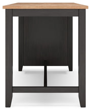 Gesthaven Counter Height Dining Table and 2 Barstools