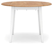 Gesthaven Round DRM Drop Leaf Table