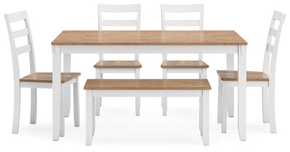 Free 5Pc Accessory Set + Townes Rug + 6Pc Gesthaven Dining Room Package