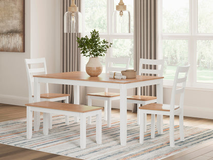 Free 5Pc Accessory Set + Townes Rug + 6Pc Gesthaven Dining Room Package
