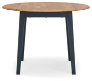 Gesthaven Round DRM Drop Leaf Table