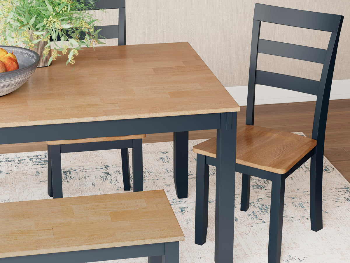 Free 5Pc Accessory Set + Townes Rug + 6Pc Gesthaven Dining Room Package