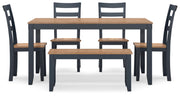 Gesthaven Dining Room Table Set (6/CN)