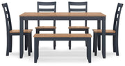 Free 5Pc Accessory Set + Townes Rug + 6Pc Gesthaven Dining Room Package