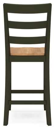 Gesthaven Counter Height Dining Table and 2 Barstools