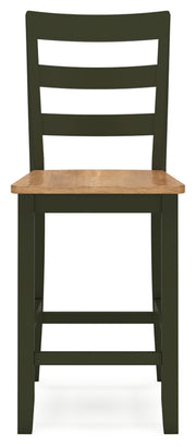 Gesthaven Counter Height Dining Table and 2 Barstools