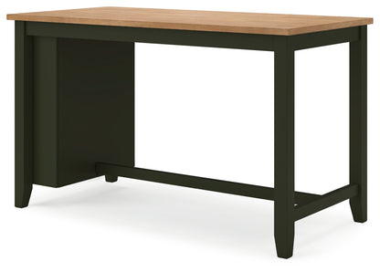 Gesthaven Counter Height Dining Table and 2 Barstools