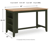 Gesthaven RECT Dining Room Counter Table
