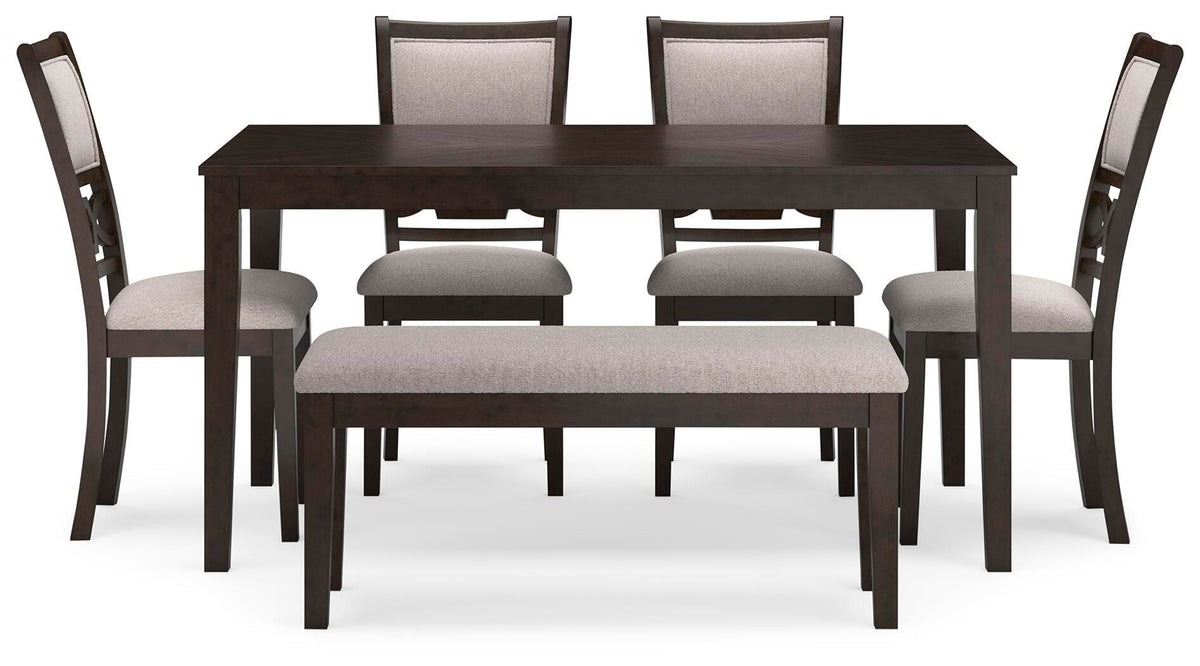 Free 5Pc Accessory Set + Nellie Rug + 6Pc Langwest Dining Set Package