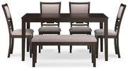 Free 5Pc Accessory Set + Nellie Rug + 6Pc Langwest Dining Set Package
