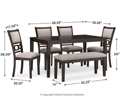 Langwest 6PC Dining Set