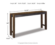 Torjin Counter Height Dining Table and 4 Barstools