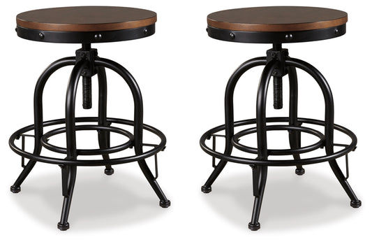 Valebeck Swivel Barstool (2/CN)