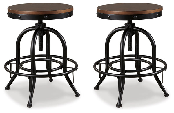 Valebeck Swivel Barstool (2/CN)