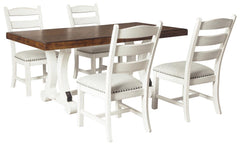Valebeck Dining Table and 4 Chairs