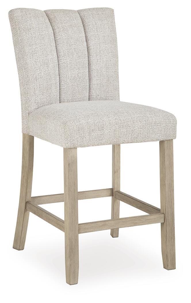 Karmenton Upholstered Barstool (2/CN)