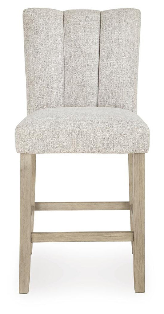 Karmenton Upholstered Barstool (2/CN)