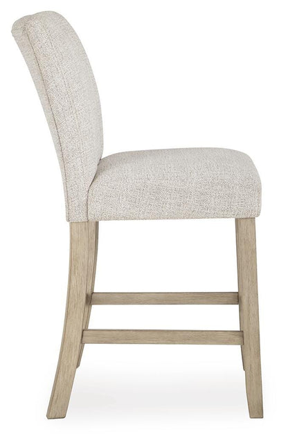 Karmenton Upholstered Barstool (2/CN)