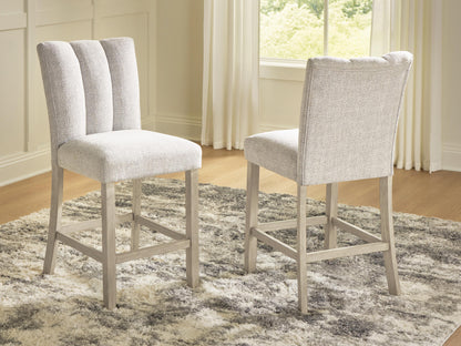 Karmenton Upholstered Barstool (2/CN)