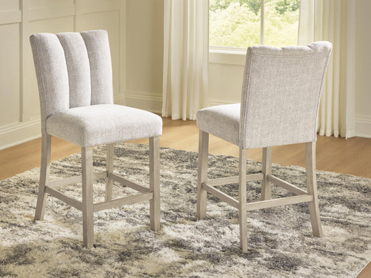 Karmenton Upholstered Barstool (2/CN)