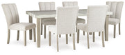 Karmenton 7PC Dining Set Package + FREE 6'-3" x 9'-6" Rug & 5PC Accessory Set