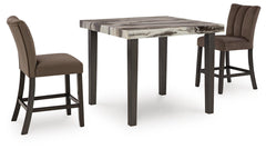 Jazmore Counter Height Dining Table and 2 Barstools