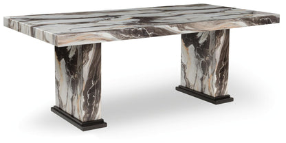 Jeshina Dining Table and 6 Chairs