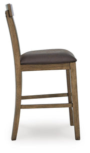 Urbinforte Counter Height Dining Table and 4 Barstools
