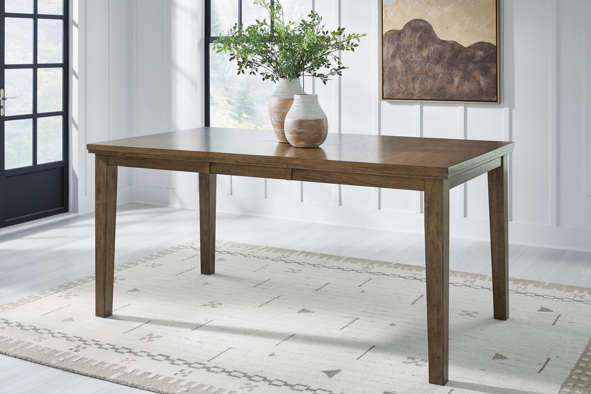 Urbinforte Counter Height Dining Table and 6 Barstools