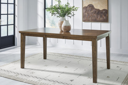 Urbinforte Counter Height Dining Table and 6 Barstools